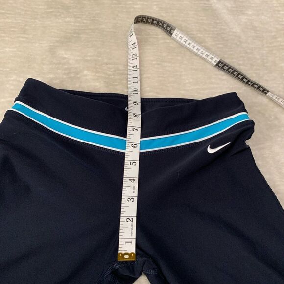 Nike Dri Fit Womens Wide Leg Blue Athletic XS Leggings - Picture 6 of 7